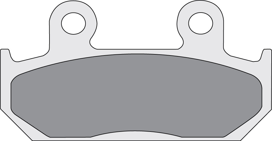 sdp110 dp brakes motorcycle brake pad product diagram in black and white