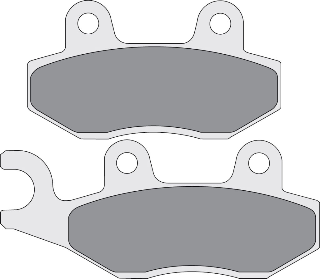 sdp411 dp brakes motorcycle brake pads product diagram